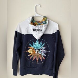 Disneyland Resort Hoodie with Compass Design Embroidered Small